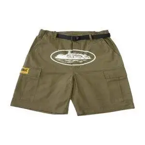 Pantaloncini Cargo Verde Corteiz Alcatraz