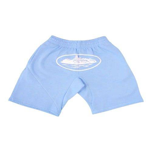 Pantaloncini Bambino Corteiz Alcatraz Blu