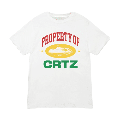 Maglia Bianca Corteiz Property Of Crtz