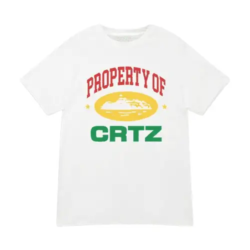 Maglia Bianca Corteiz Property Of Crtz