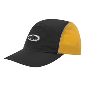 Cappello Corteiz Feather Nero Giallo