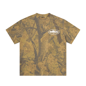 Corteiz Maglia con Logo Alcatraz Puff FOREST Camo