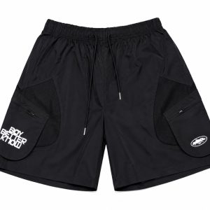 Corteiz X BBK Neri Pantaloncini