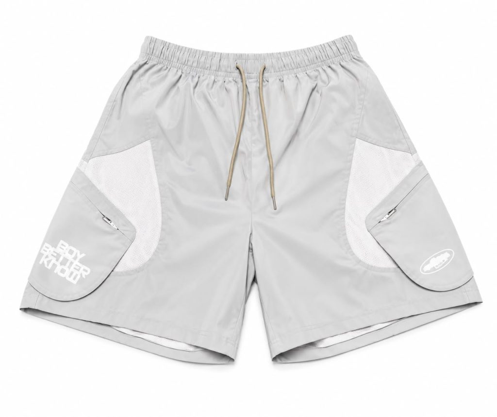 Corteiz X BBK Pantaloncini Bianchi