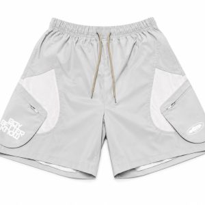 Corteiz X BBK Pantaloncini Bianchi