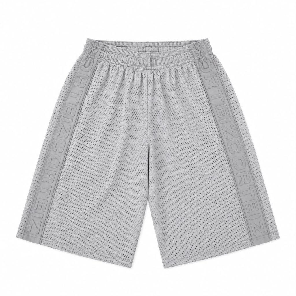 Corteiz Dem Pro Mesh Pantaloncini Grigi